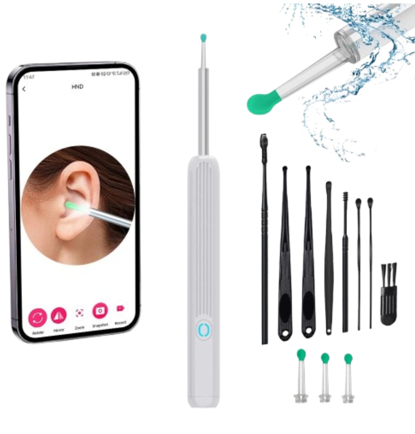 EAR CLEANER WITH CAMERA FOR PHONE Quorilan